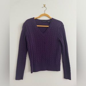 Purple sweater